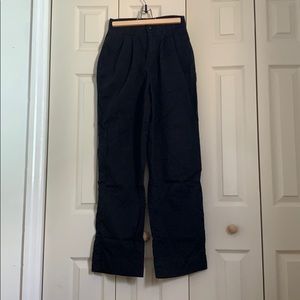 Liz Sport High Waisted Pleated Pants in Black SzS